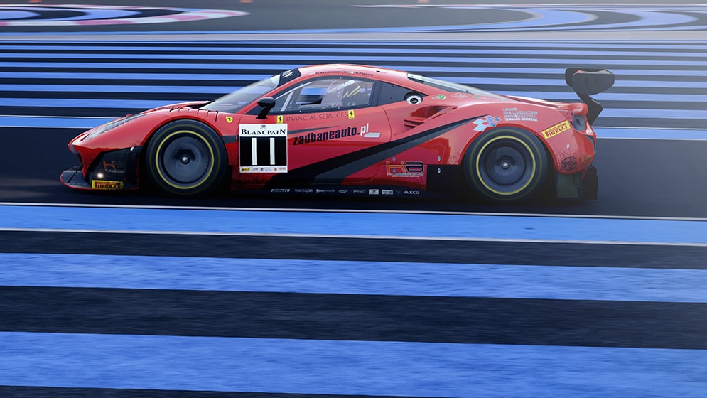 GT World Challenge Esports GT3 cars on track